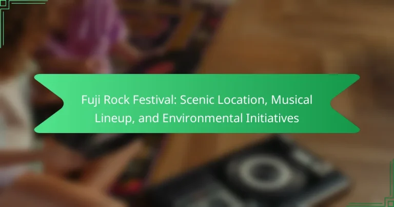 Fuji Rock Festival: Scenic Location, Musical Lineup, and Environmental Initiatives