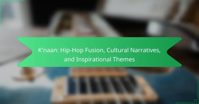 K’naan: Hip-Hop Fusion, Cultural Narratives, and Inspirational Themes